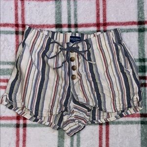 Arizona Jean Co. Women's Striped Shorts - Multicolor
